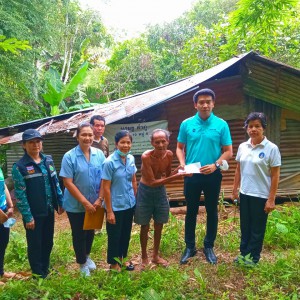 ทีโอเอมอบเงินบริจาคผู้ป่วยยากจนในชุมชน ผู้ป่วยระยะสุดท้ายชุมชน